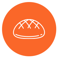 Icon Bagels und Brötchen beim Mittagstisch Kiel